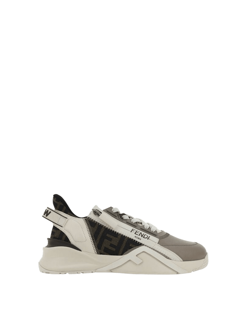 Fendi Brown Calf Leather Bos Taurus Athletic Sneakers Glam Steals