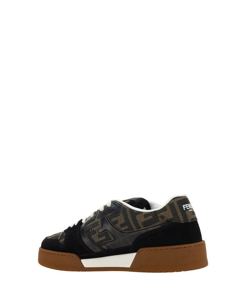 Fendi Brown Calf Leather Bos Taurus Sneakers Glam Steals