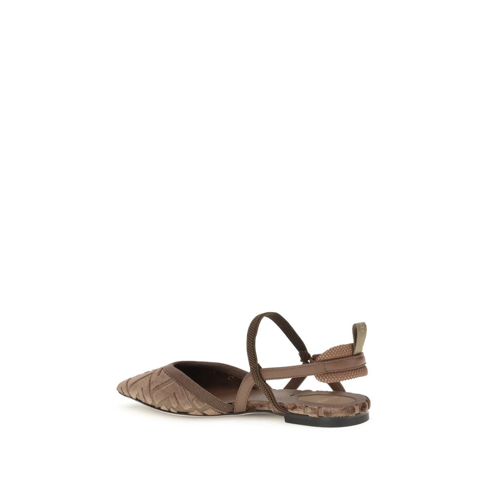 Fendi Colibrì Lite Slingback Ballerinas Glam Steals