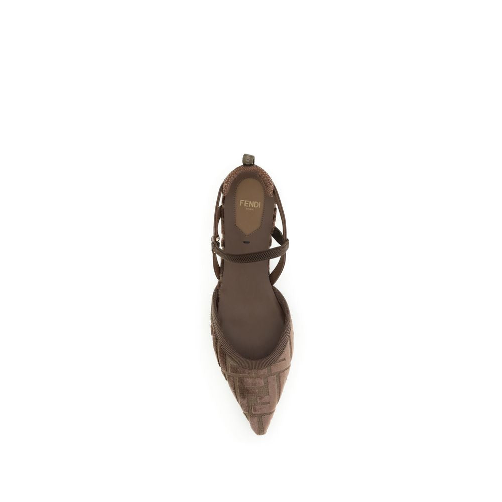 Fendi Colibrì Lite Slingback Ballerinas Glam Steals