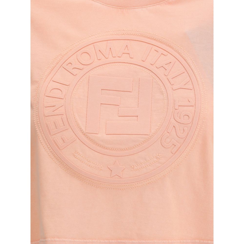 Fendi Cropped T-Shirt Glam Steals