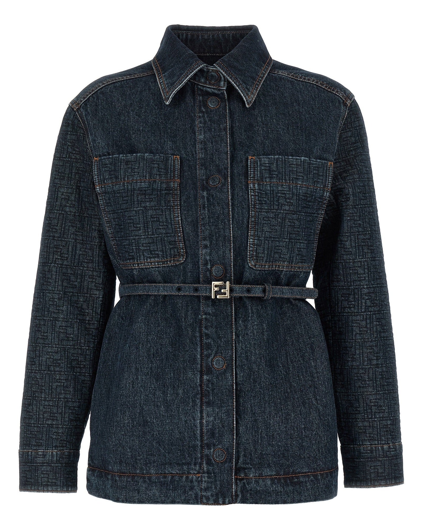 Fendi Denim Ff Jacket Glam Steals