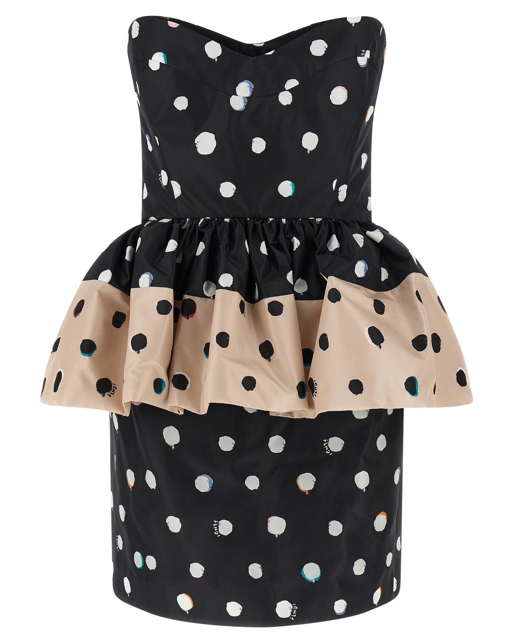 Fendi Falena Dots Dress Glam Steals