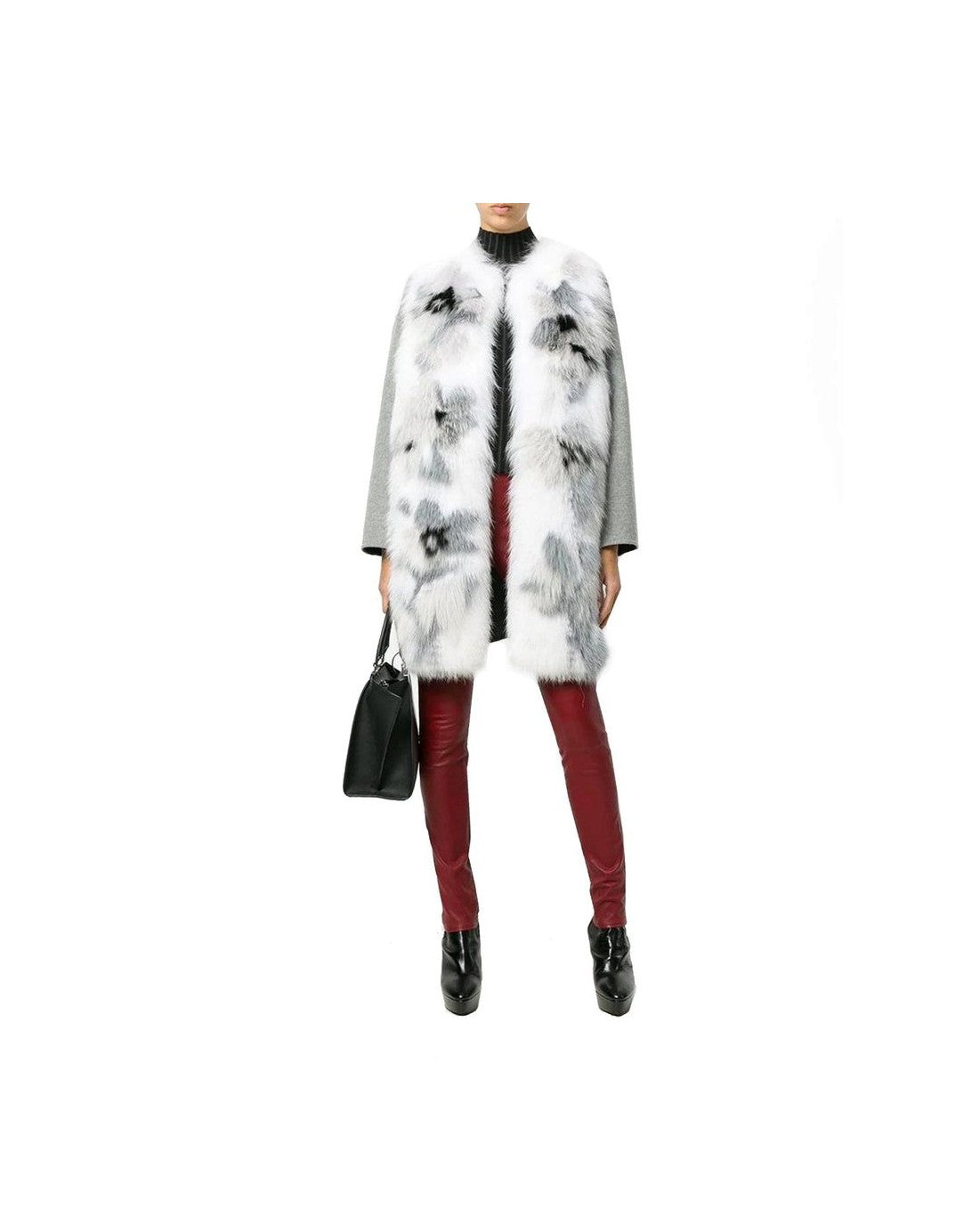 Fendi Gray Cashmere Coat Glam Steals