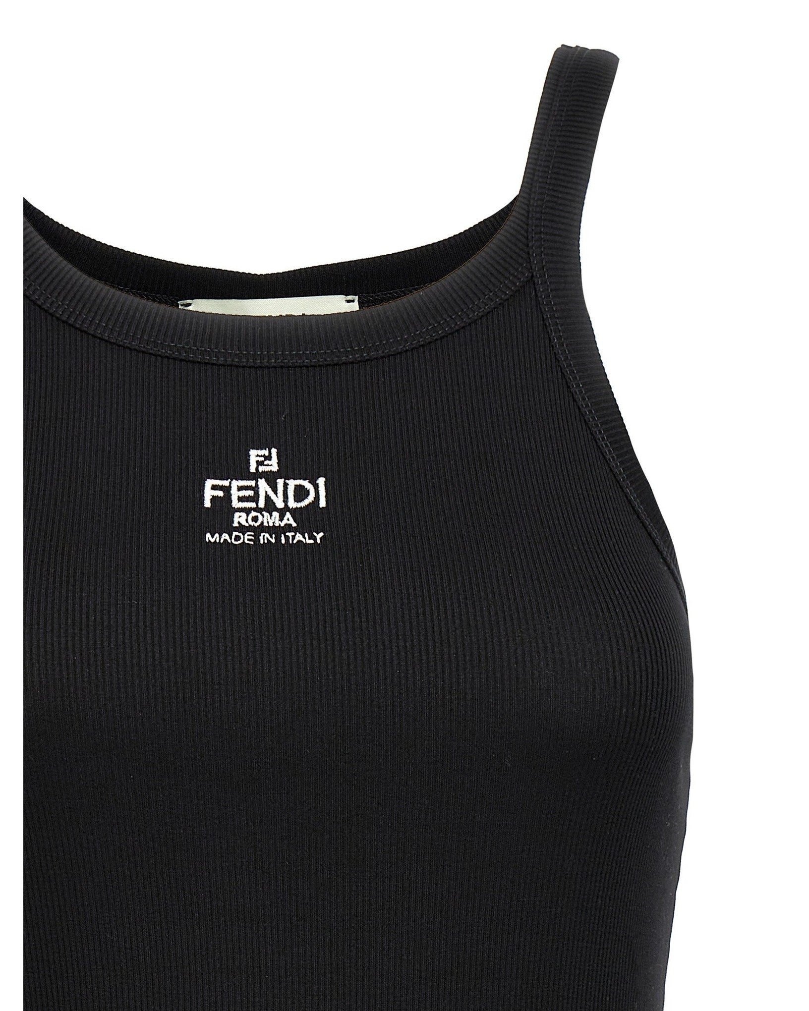 Fendi Logo Tank Top Glam Steals