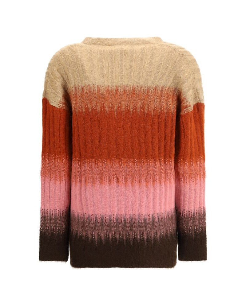 Fendi Multicolor Mohair Cardigan Glam Steals