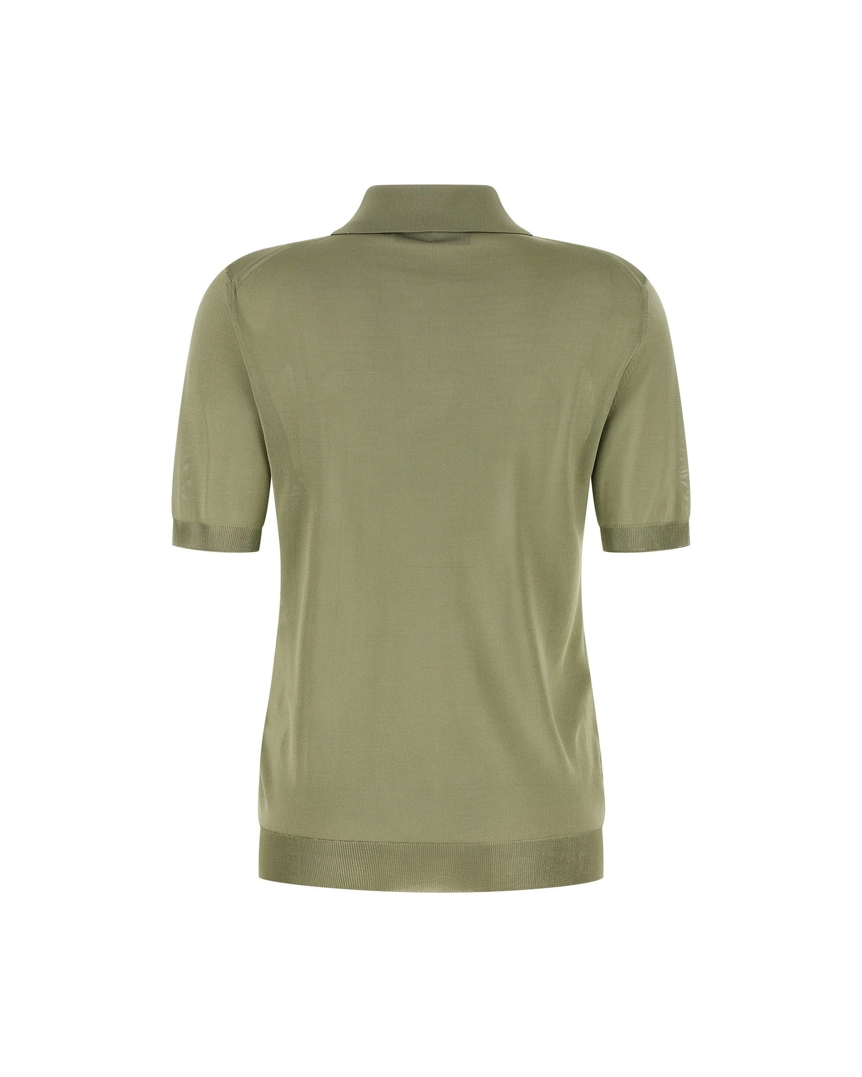 Fendi Shiny Viscose Polo Shirt Glam Steals
