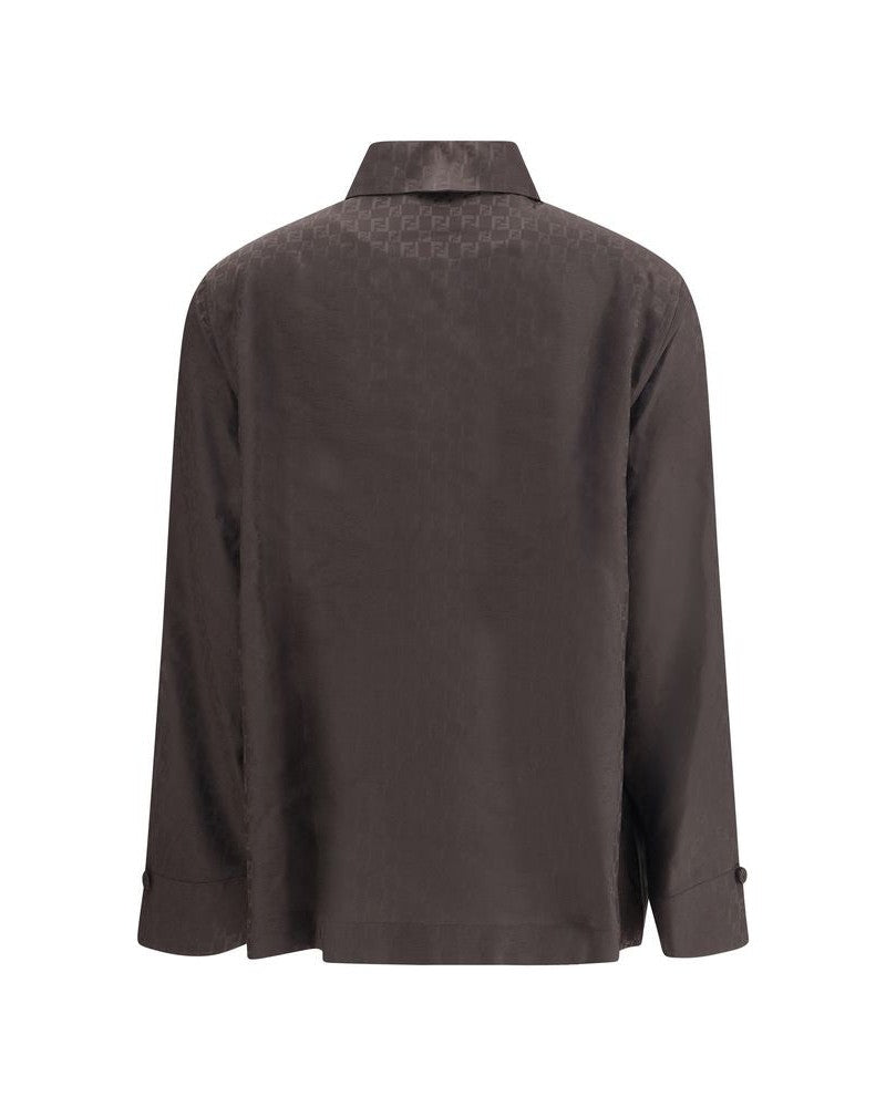 Fendi Silk Jacquard Shirt Glam Steals
