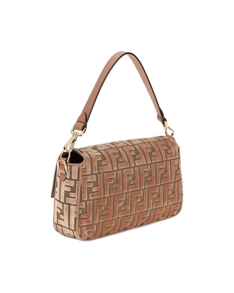 Fendi Velvet Baguette Shoulder Bag Glam Steals
