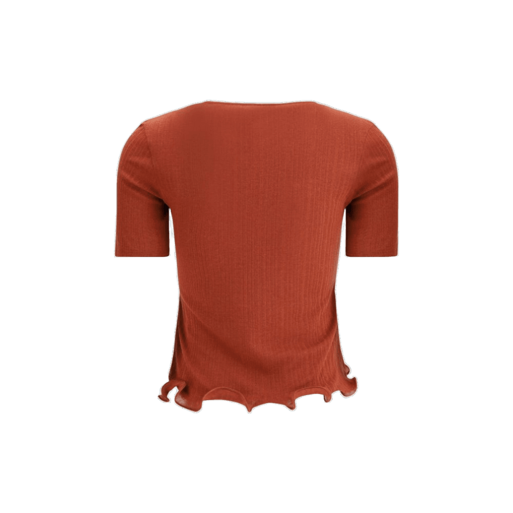 Fendi Wool Short Sleeved Virgin Top Glam Steals