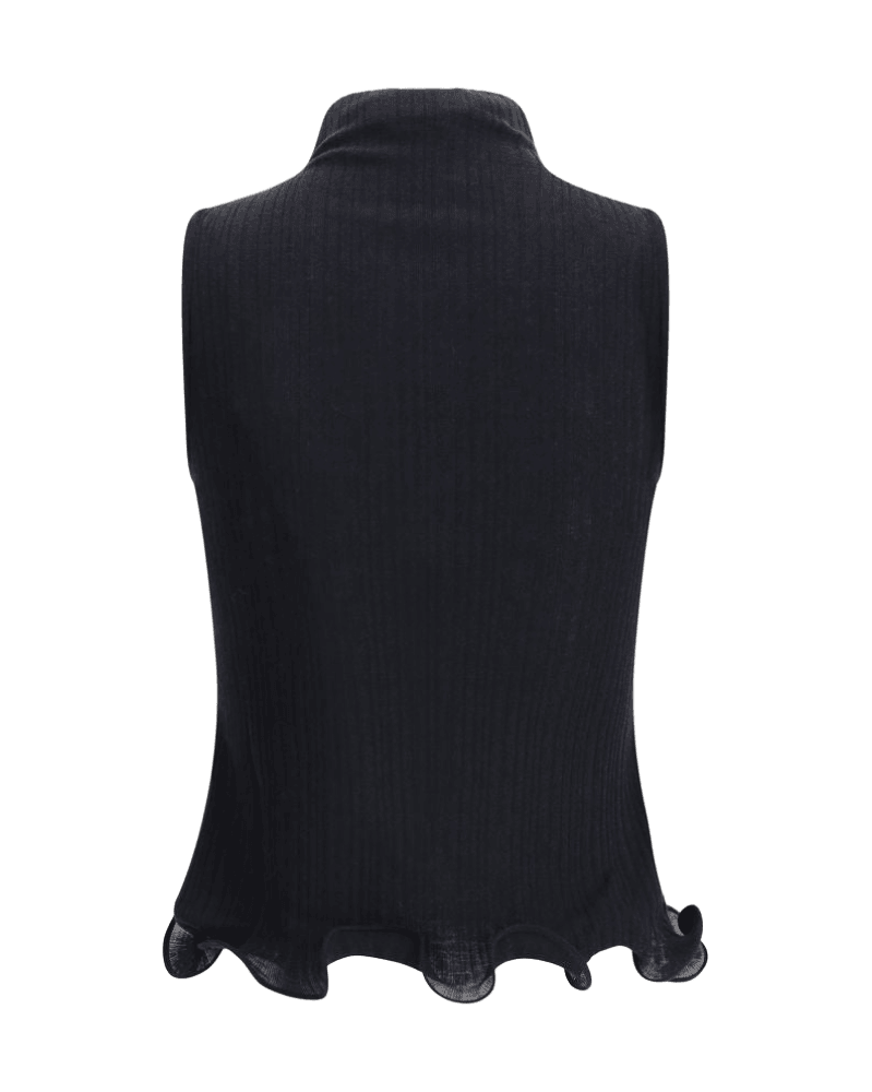 Fendi Wool Sleeveless Virgin Top Glam Steals