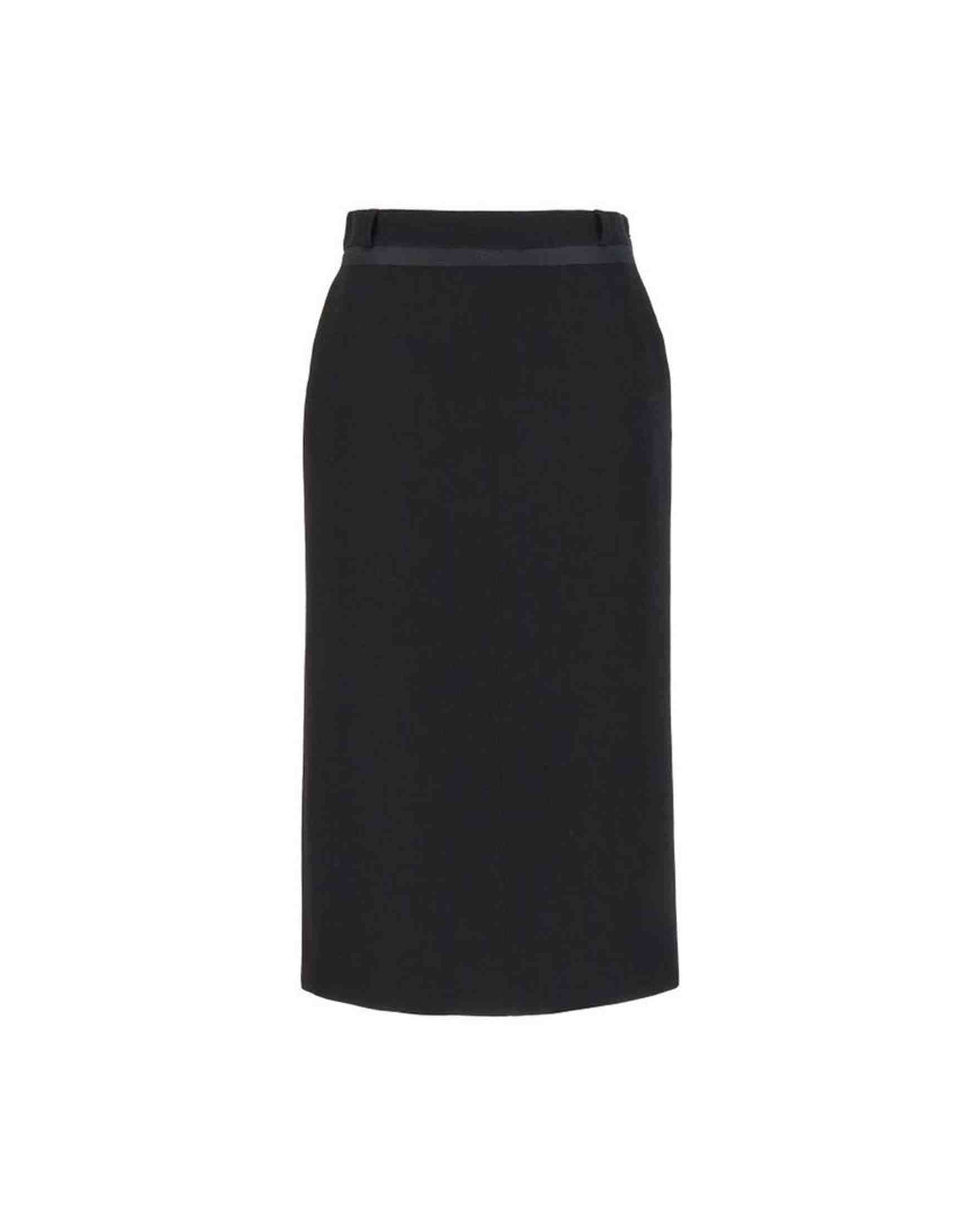 Fendi Wool Virgin Grain De Poud Skirt Glam Steals