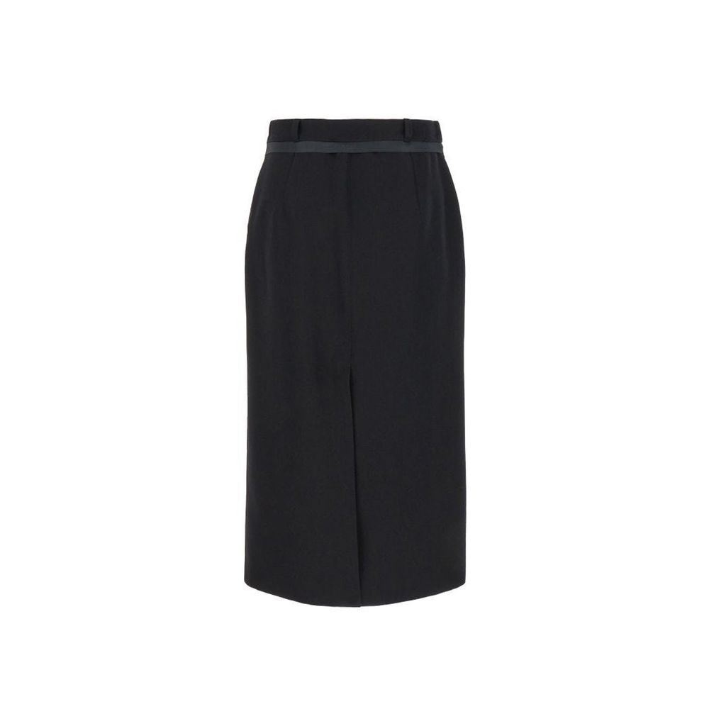 Fendi Wool Virgin Grain De Poud Skirt Glam Steals