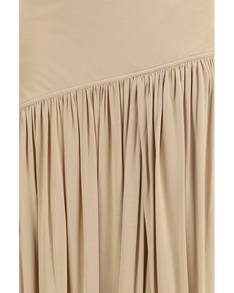 Ferragamo Beige Viscose Skirt