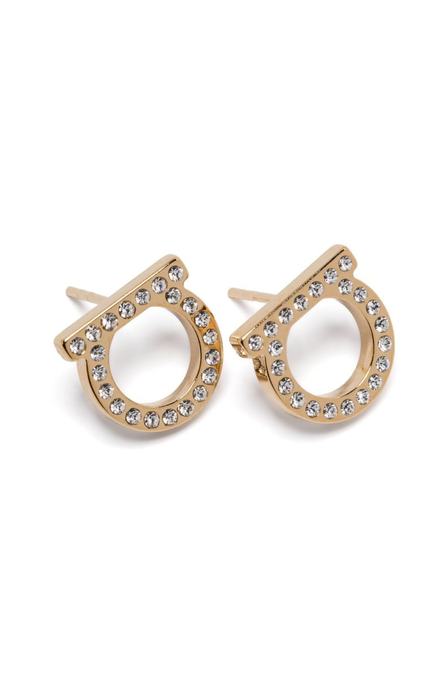 Ferragamo Bijoux Golden Earrings Jewellery