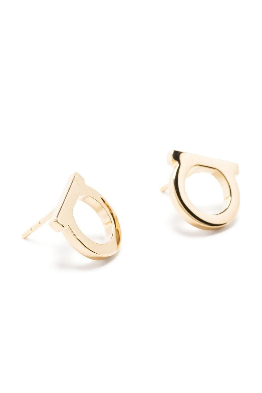 Ferragamo Bijoux Golden Earrings Glam Steals