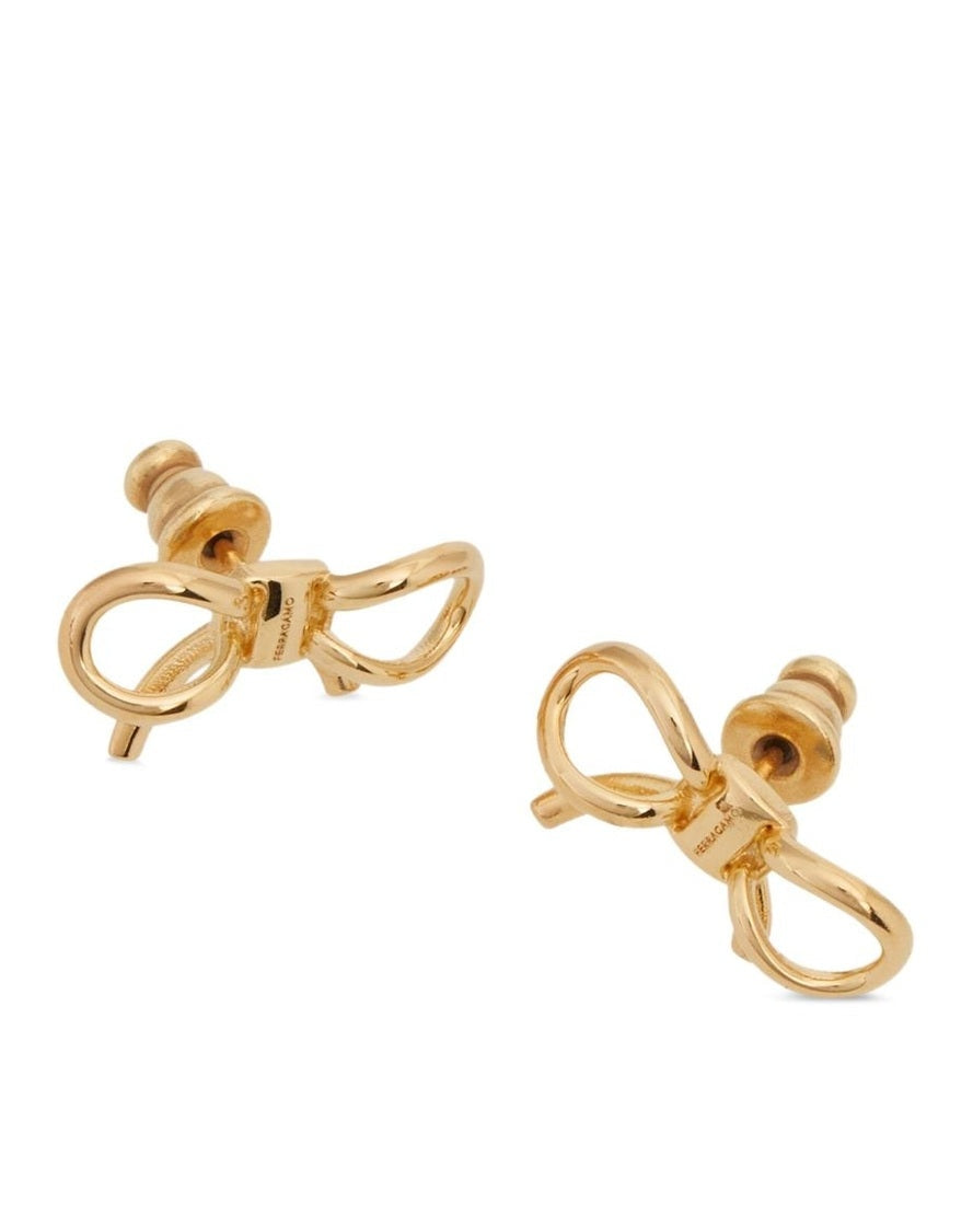 Ferragamo Bijoux Golden Earrings Jewellery