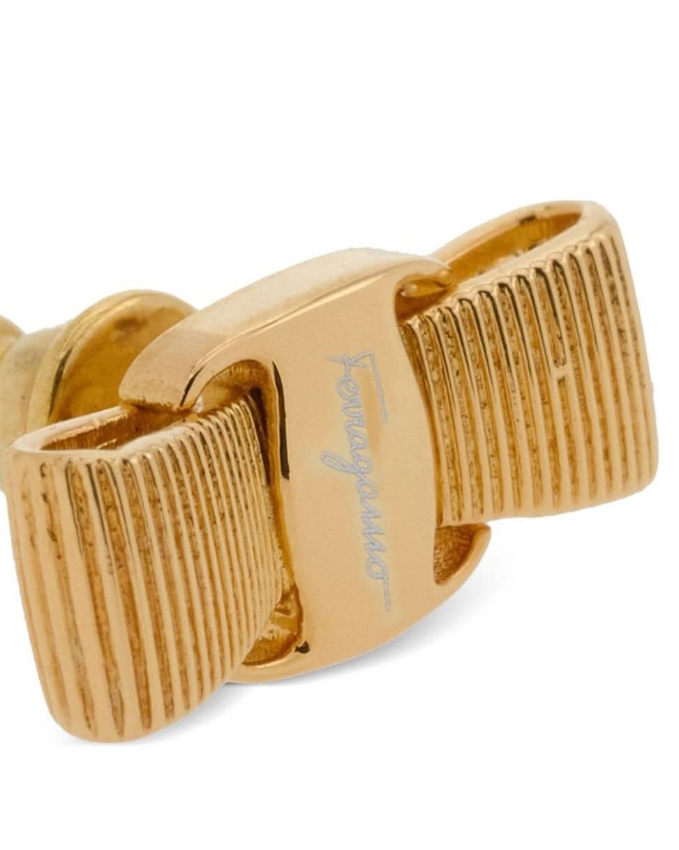 Ferragamo Bijoux Golden Earrings Jewellery