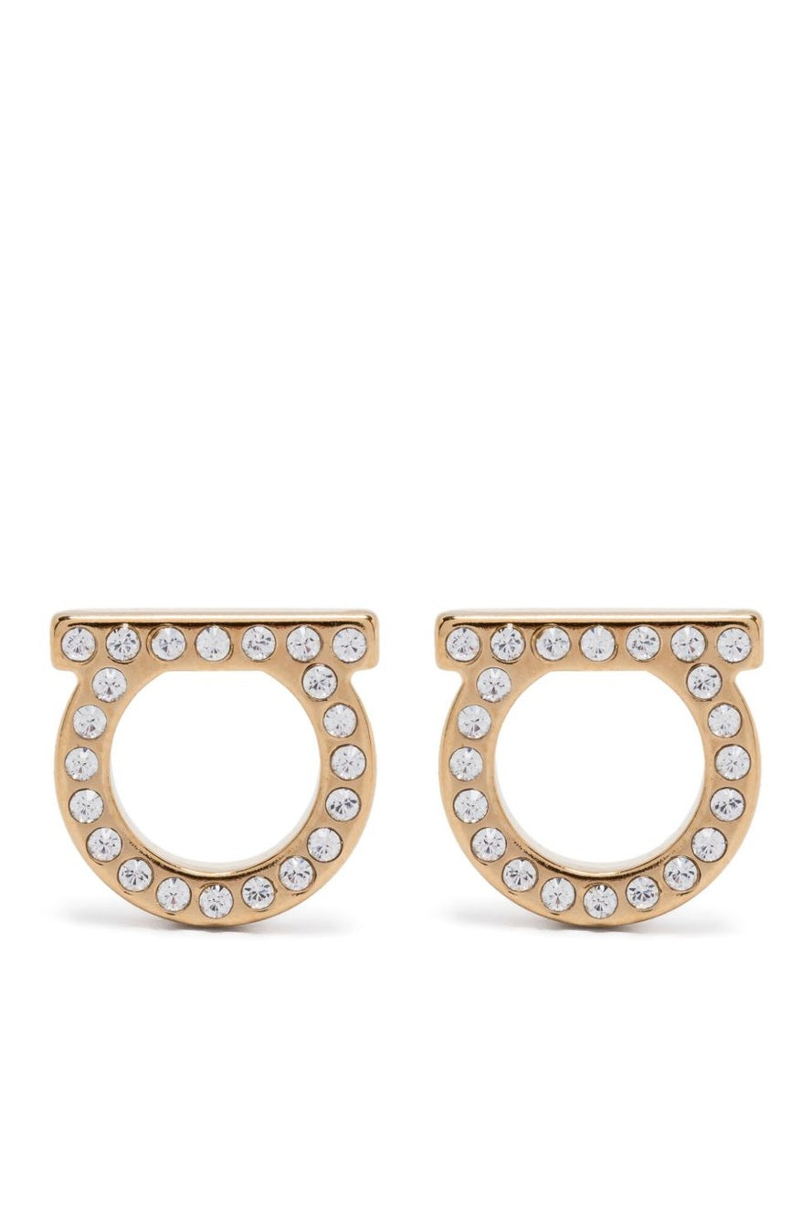 Ferragamo Bijoux Golden Earrings Jewellery