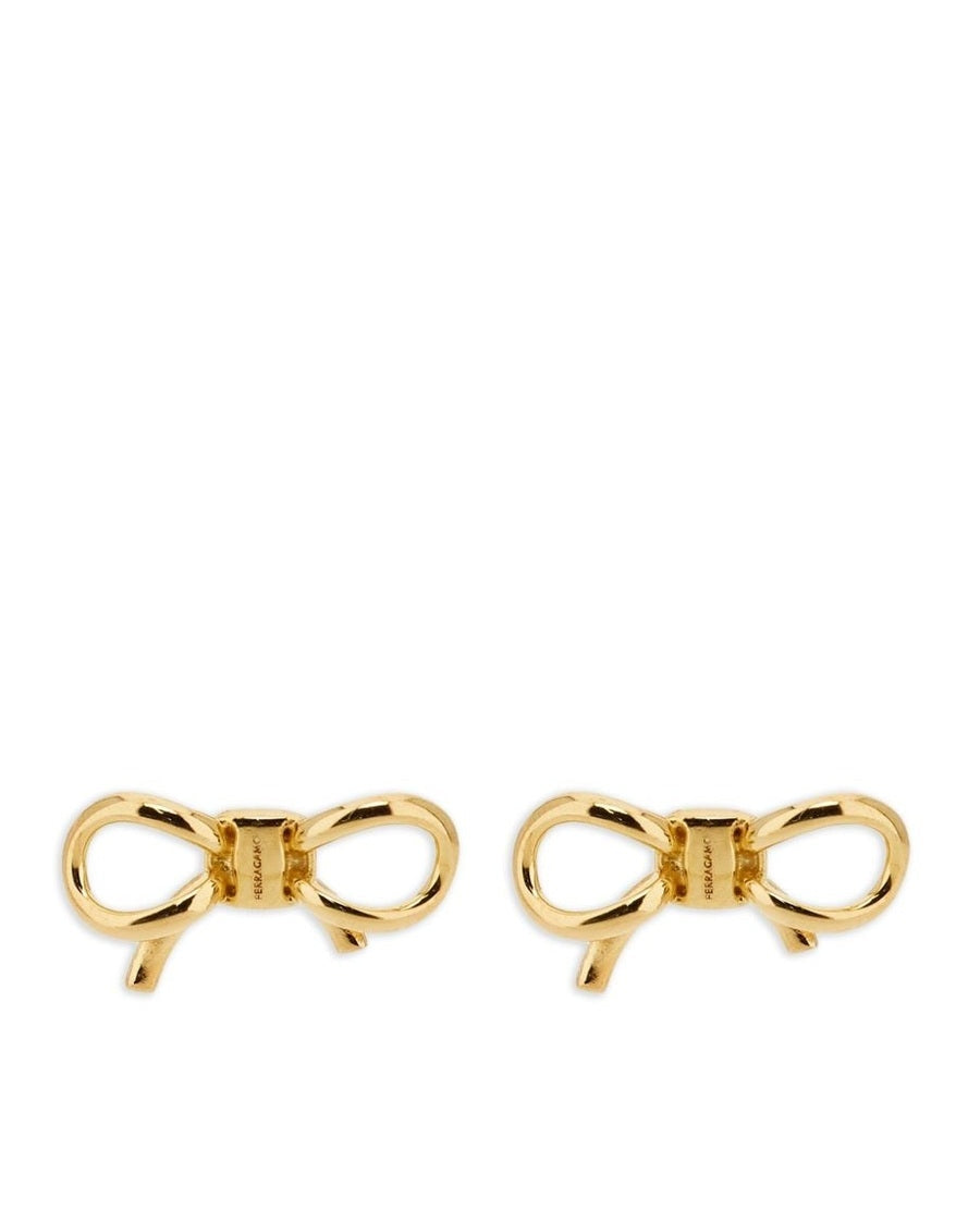 Ferragamo Bijoux Golden Earrings Jewellery