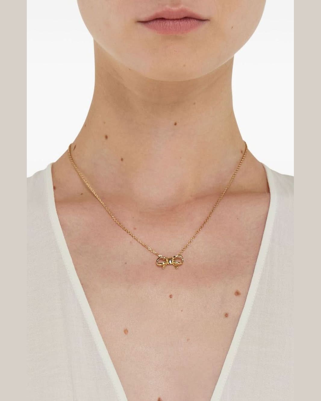 Ferragamo Bijoux Golden Necklace Jewellery