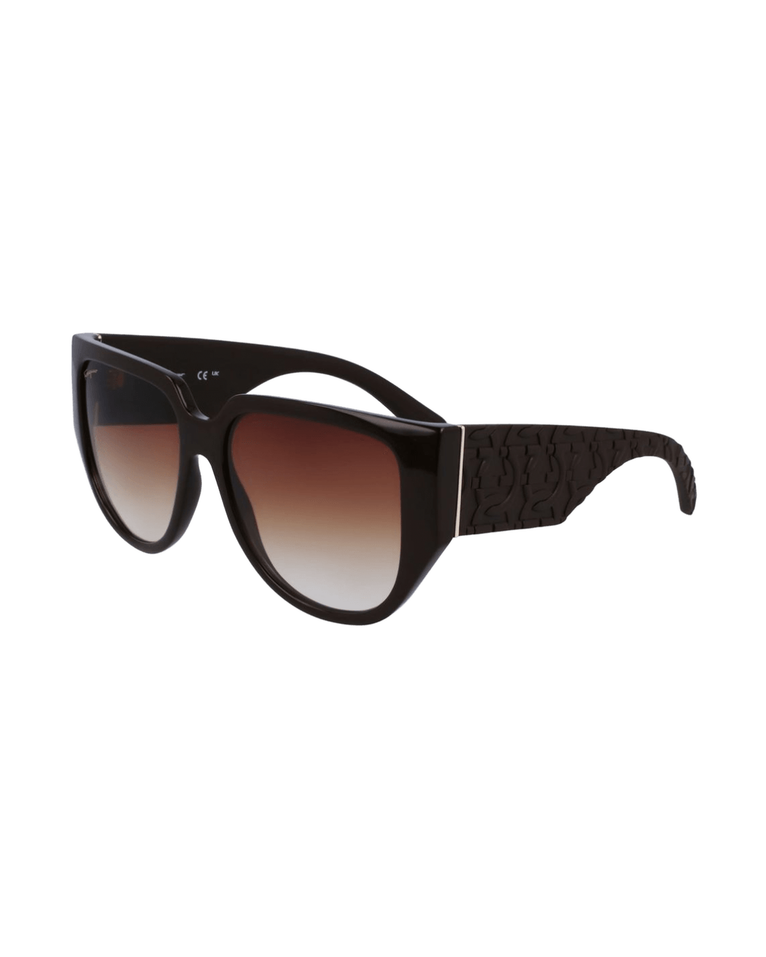 Ferragamo Bio Brown Injected Sunglasses Sunglasses
