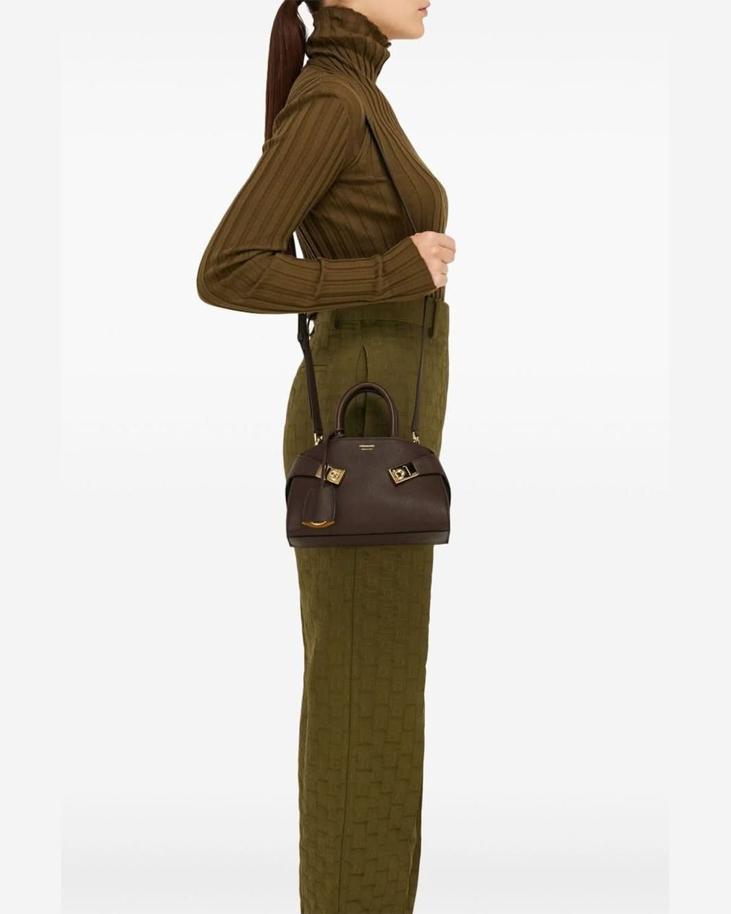 Ferragamo Brown Bag Handbag