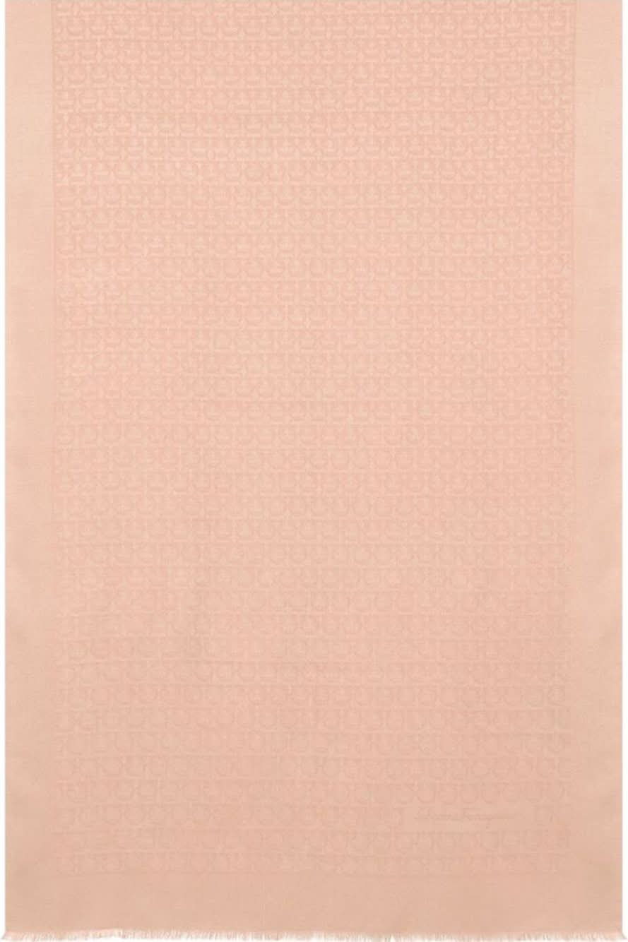 Ferragamo Pink Scarf Scarves Hats & Gloves