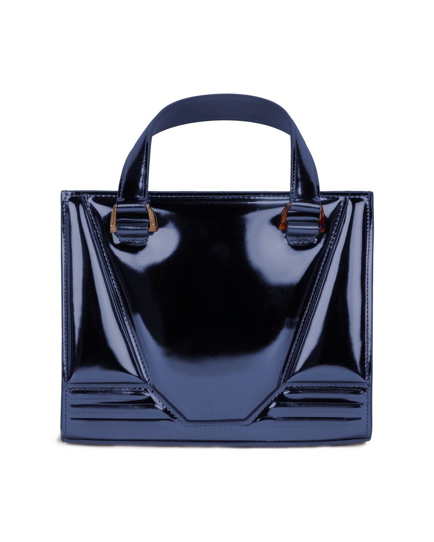Ferrari Blue Leather Handbag Glam Steals