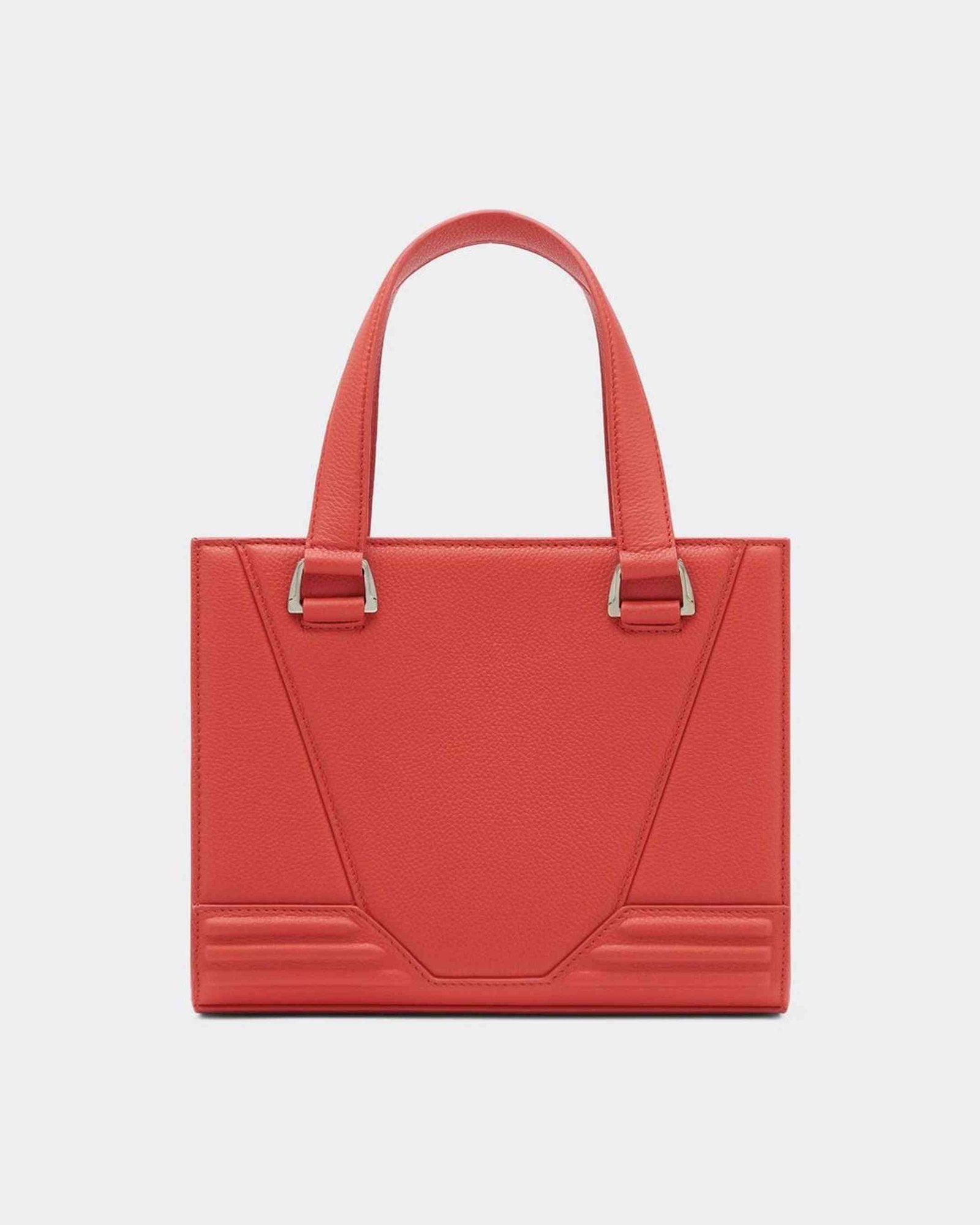 Ferrari Red Leather Handbag Glam Steals