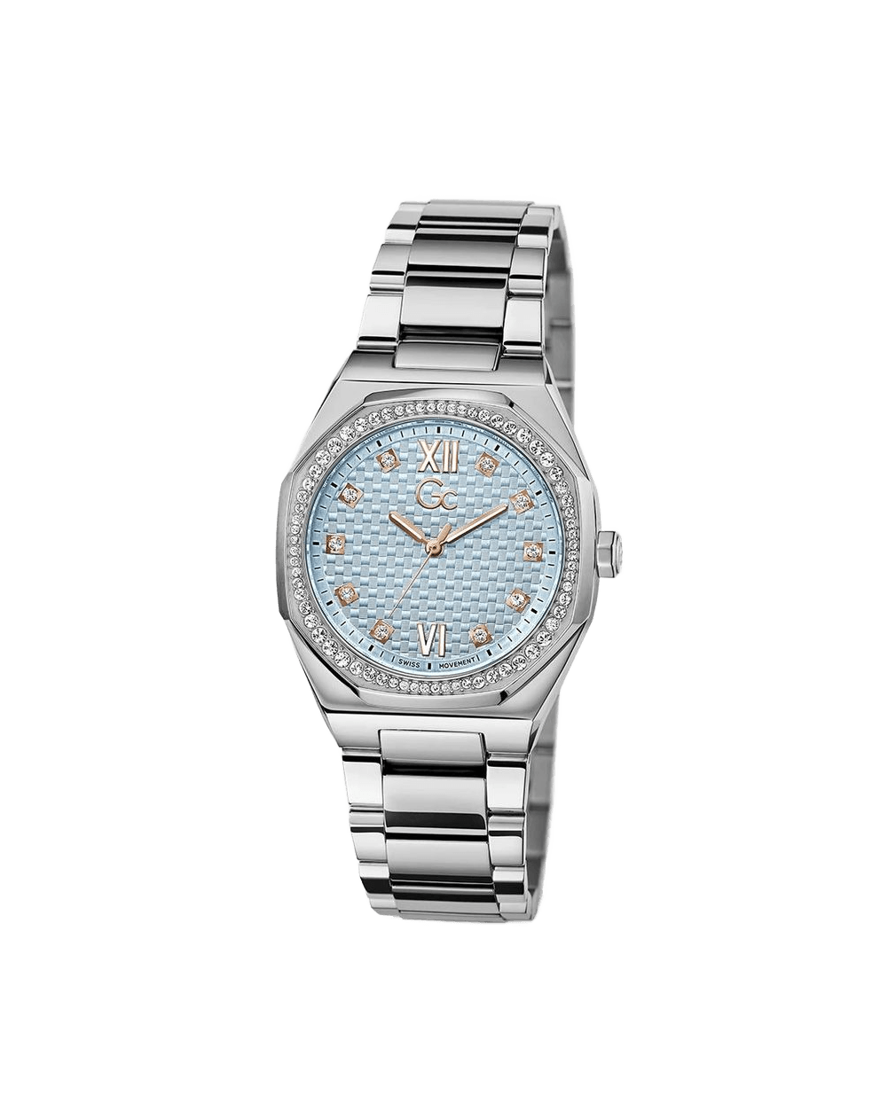 Gc Gray Stainless Steel Dress Watch Watches
