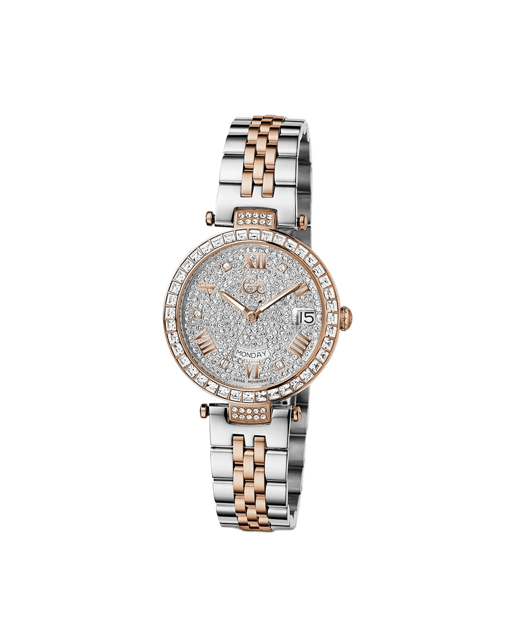 GC Gray Stainless Steel Dress Watch Watches