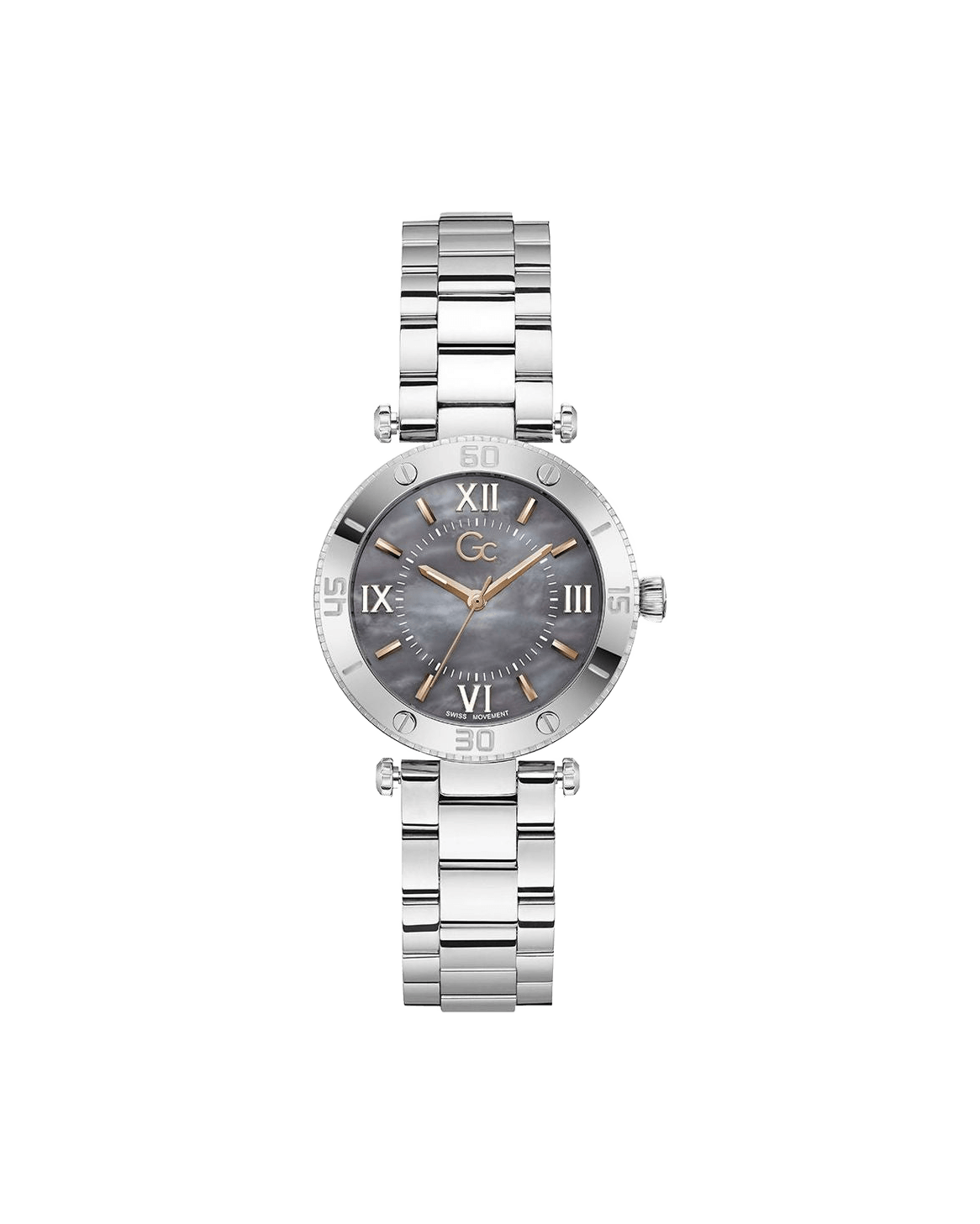 GC Gray Stainless Steel Dress Watch Glam Steals