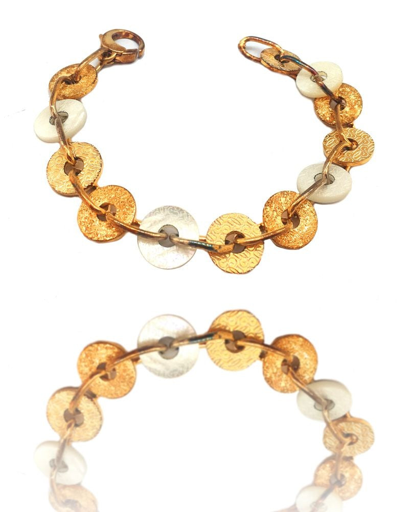 Gc Rose Gold Stainless Steel Bracelet Bracelets