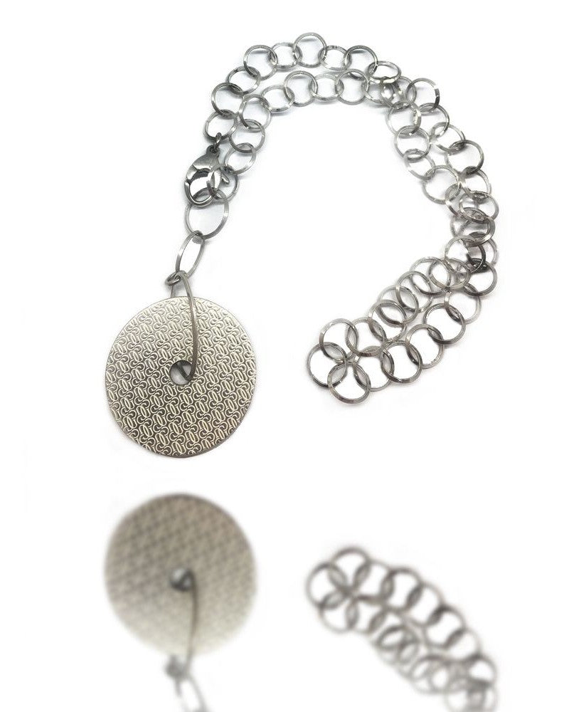 Gc Silver Stainless Steel Necklace Necklaces