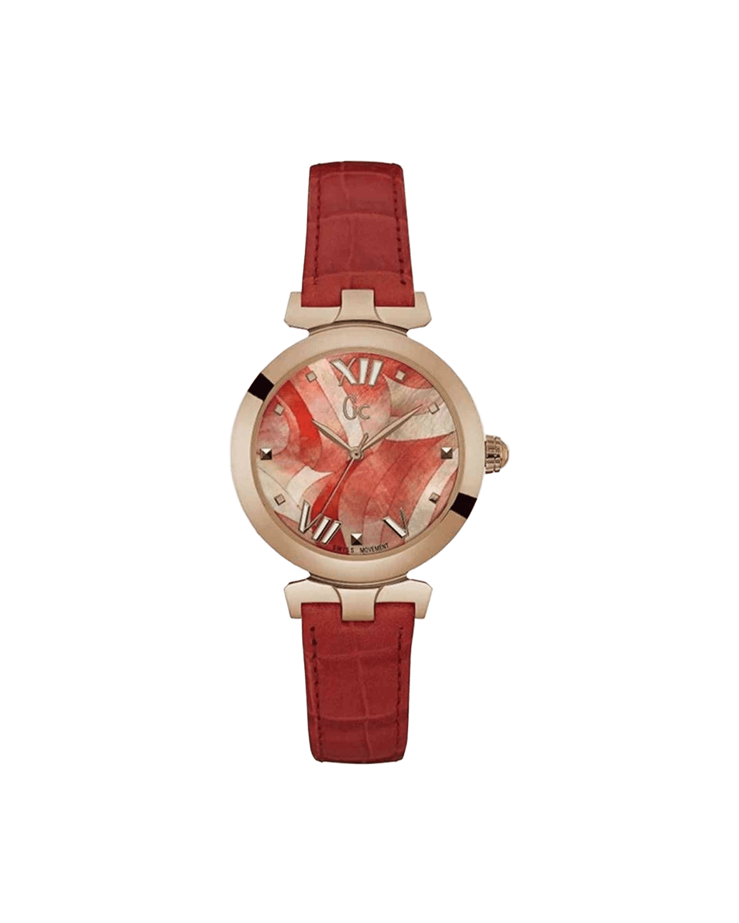Gc Leather Orange Watch Watches