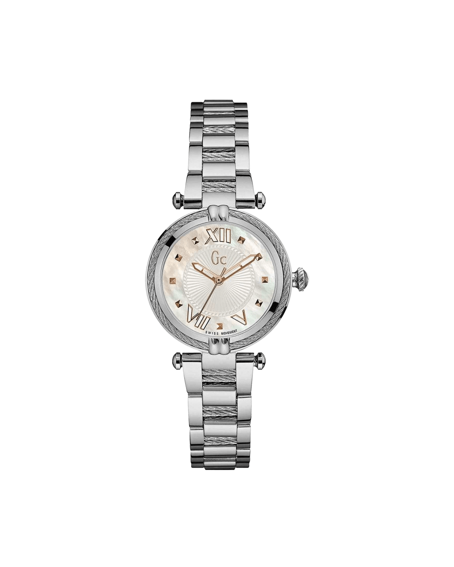 GCDS Silver Gc Stainless Steel Watch Glam Steals