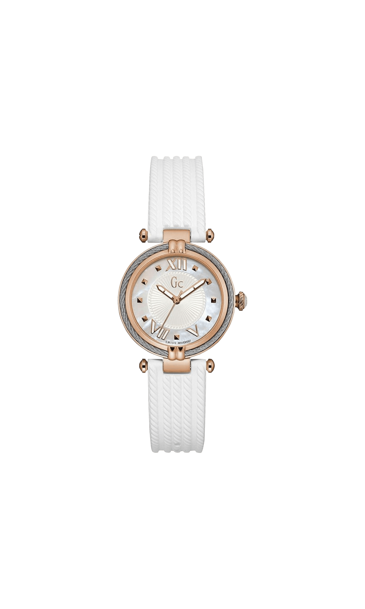 Gcds White Gc Synthetic Watch Glam Steals