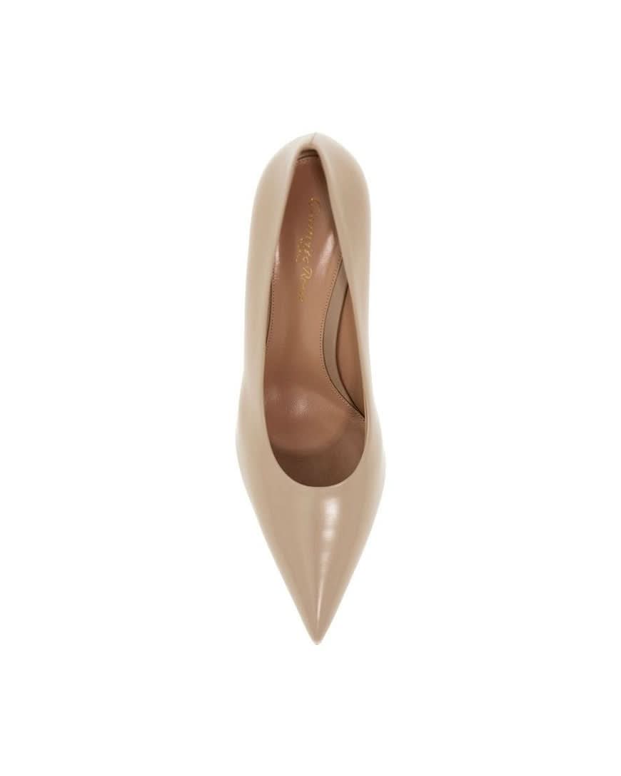 Gianvito Rossi Beige Calfskin High Heel Pumps