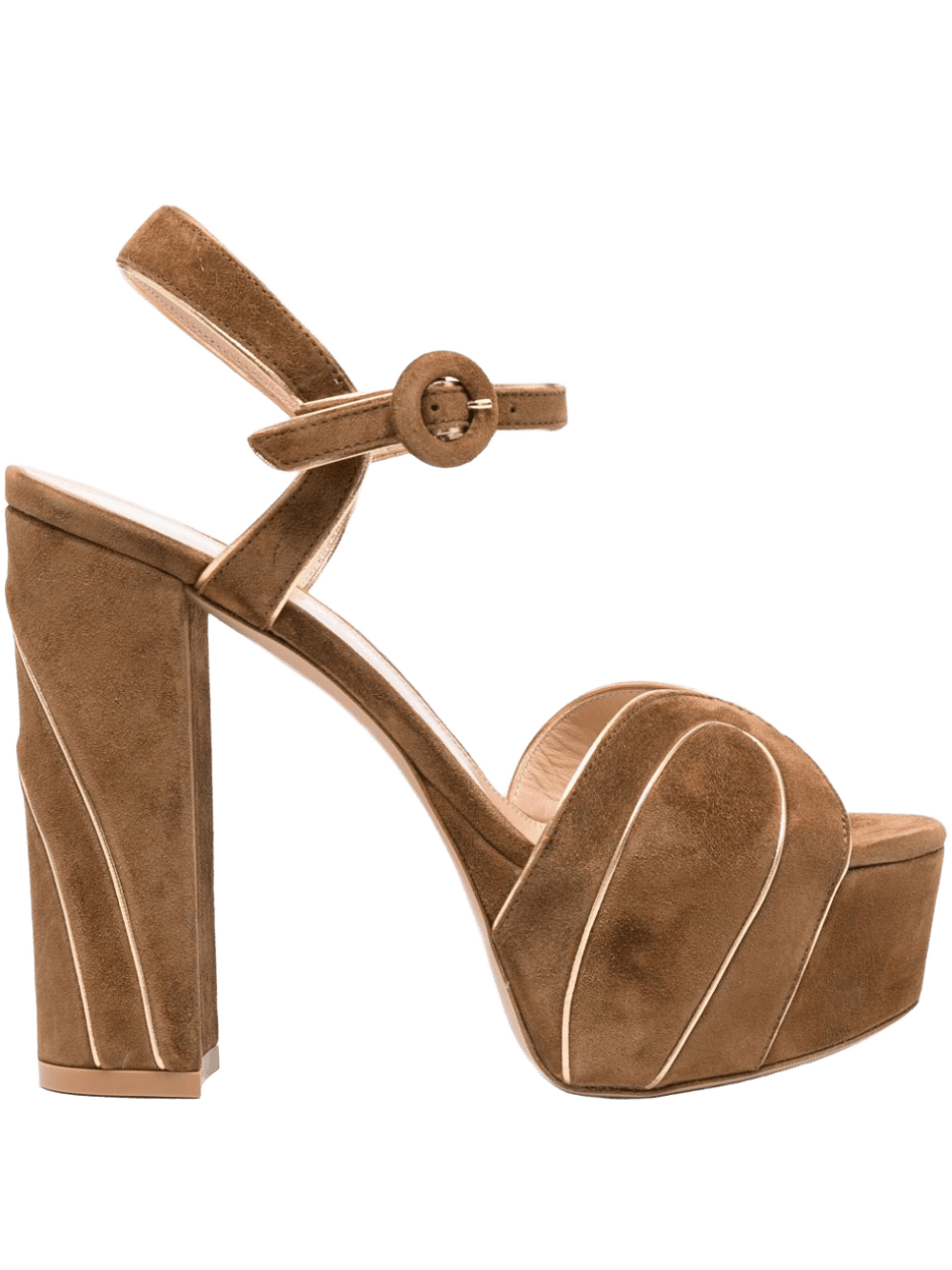 Gianvito Rossi Brown Leather Sandals Glam Steals