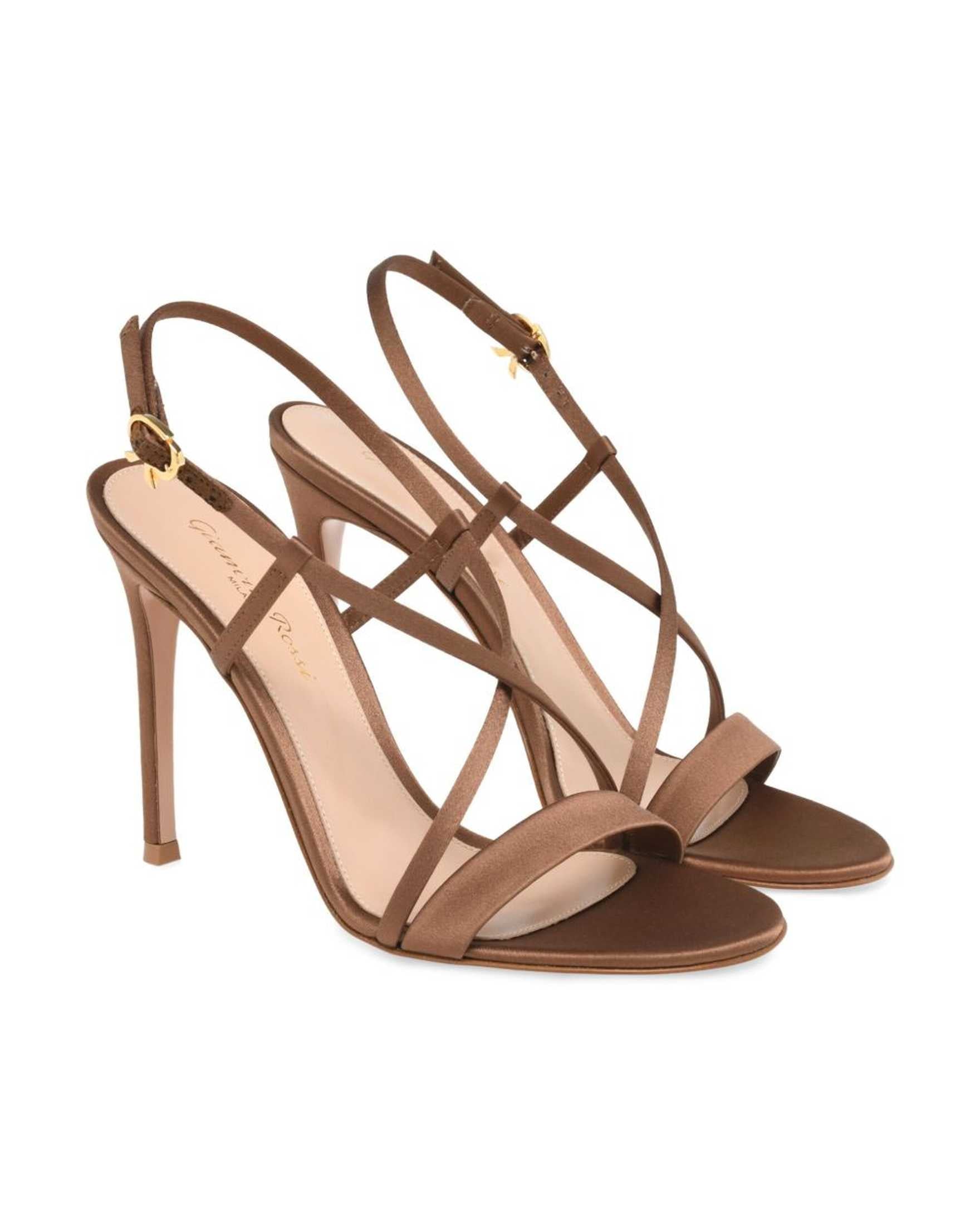 Gianvito Rossi Brown Leather Sandals Glam Steals