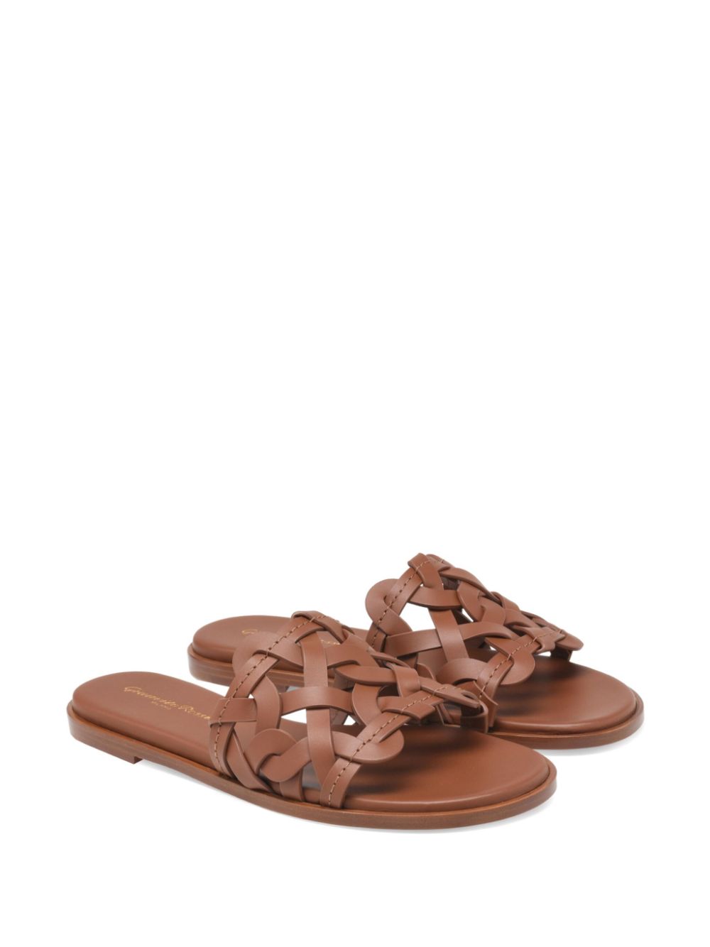 Gianvito Rossi Brown Leather Sandals Glam Steals
