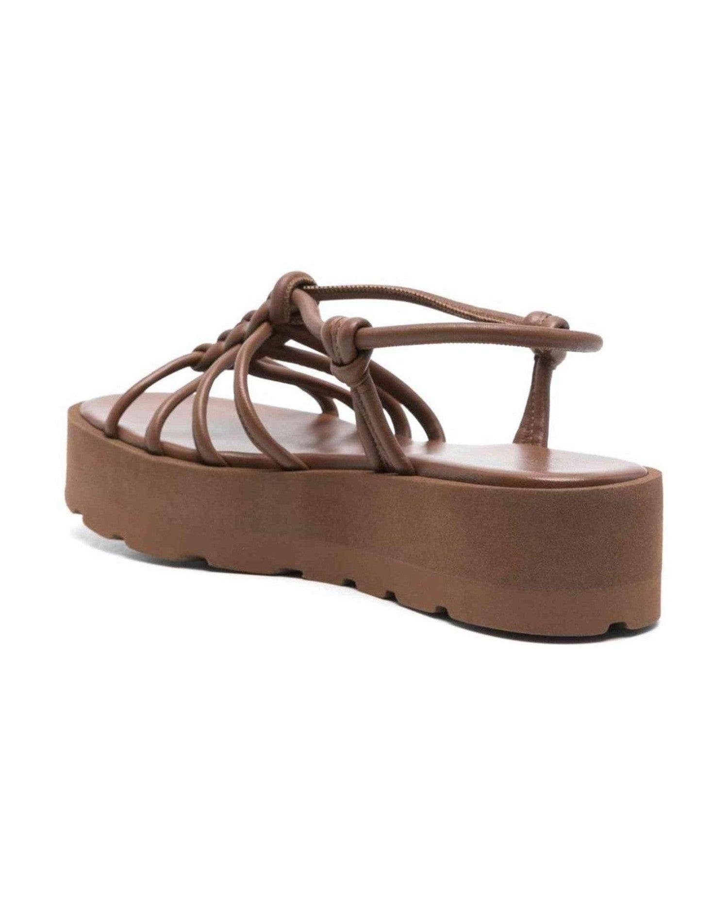 Gianvito Rossi Brown Leather Sandals Glam Steals