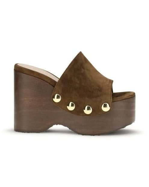Gianvito Rossi Brown Other Fibres Clogs