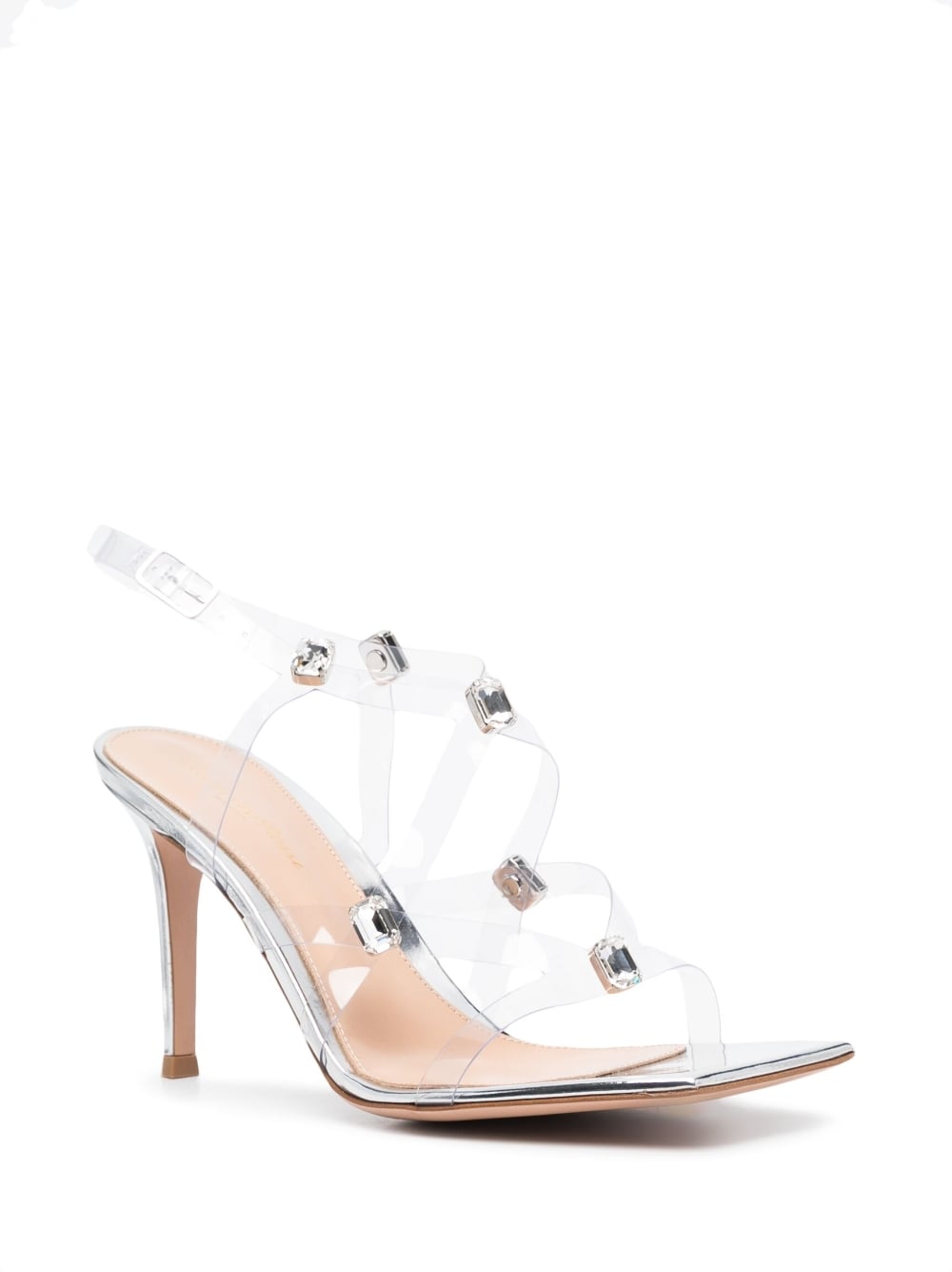 Gianvito Rossi Grey Sandals Glam Steals