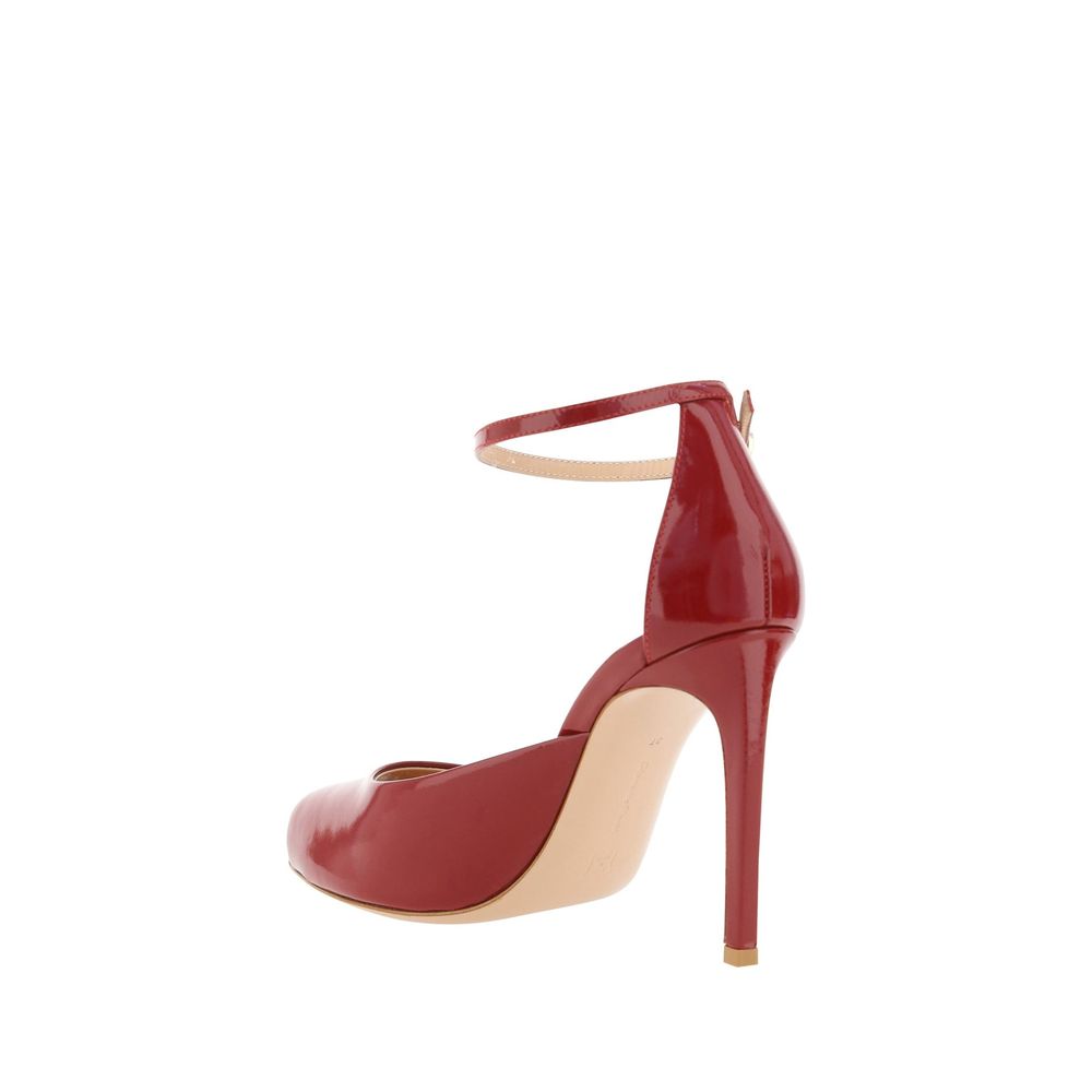Gianvito Rossi Leather Nuit 95 Glossed Pumps Glam Steals