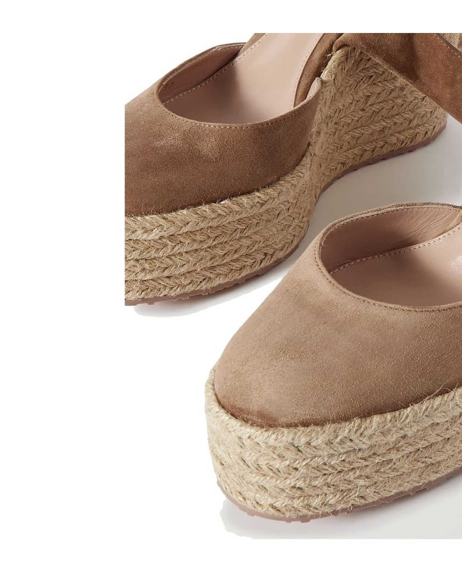 Gianvito Rossi Suede Wedge Espadrilles Glam Steals