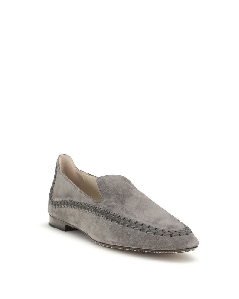 Giorgio Armani Gray Calf Leather Bos Taurus Slip On Loafers Glam Steals