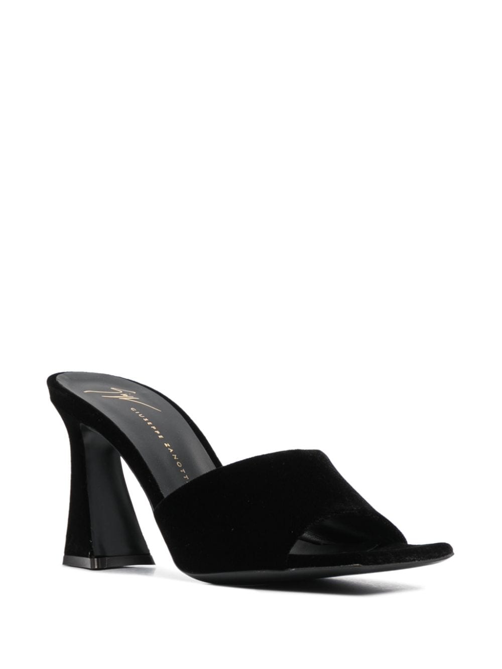 Giuseppe Zanotti Velvet Solhene 90mm Effect Sandals Glam Steals