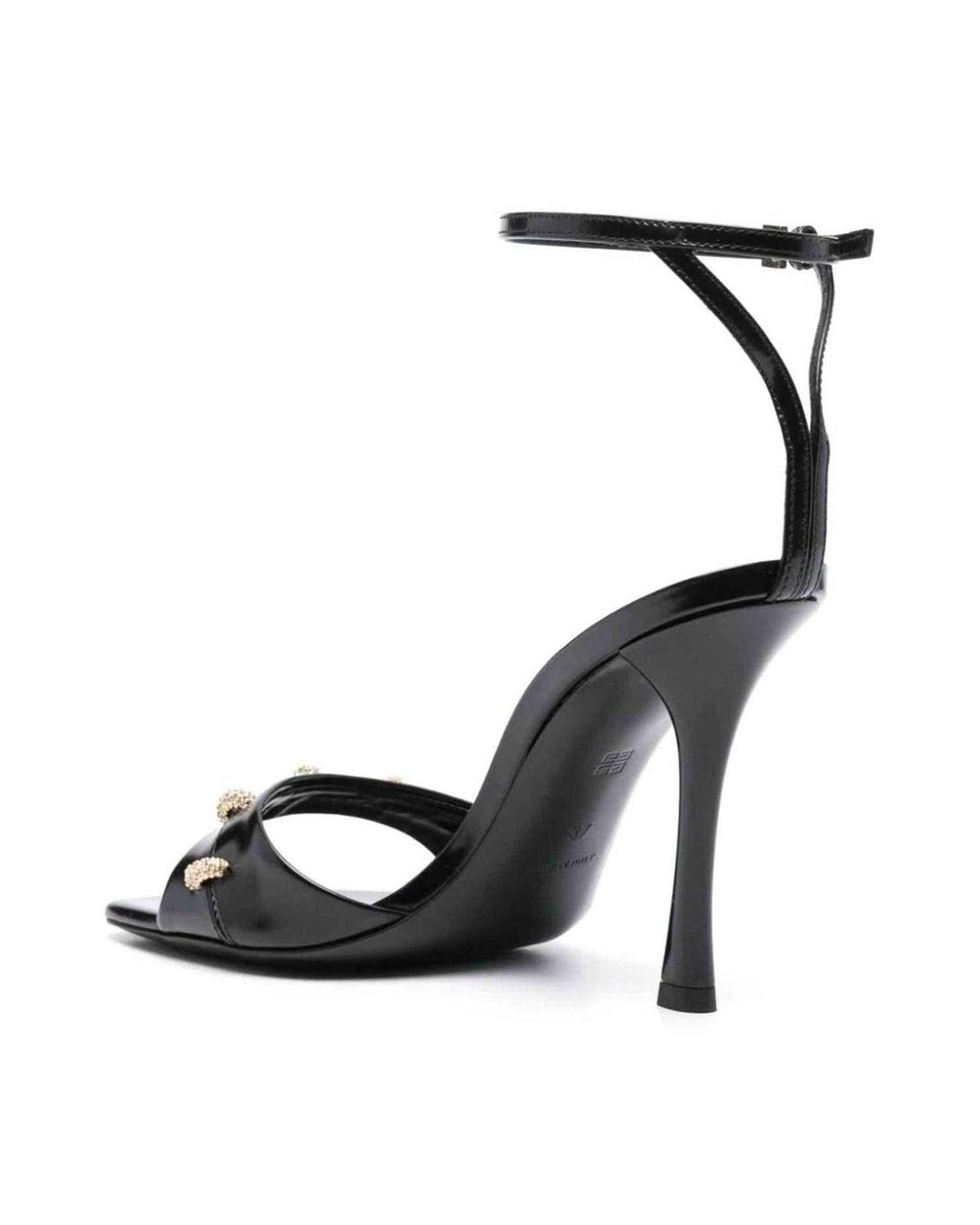 Givenchy 100Mm Crystal Embellished Sandals Heels